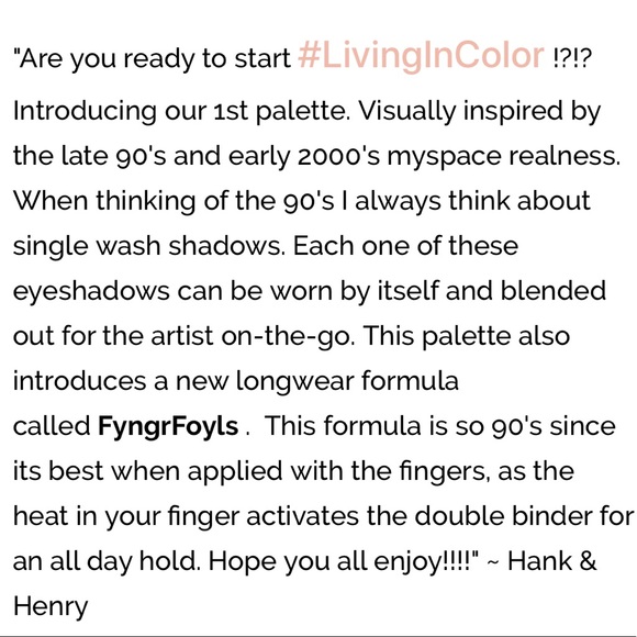 Sephora Makeup Living In Color Palette Hank Henry Poshmark